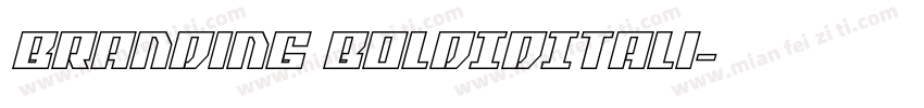 Branding BoldIdItali字体转换